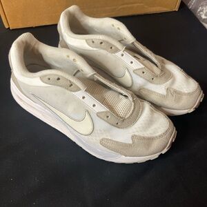 Nike White and Gray Athletic Shoes